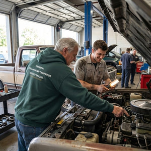 Grandpa: Smarter than your Search Engine-Three-Panel Fleece Hoodie